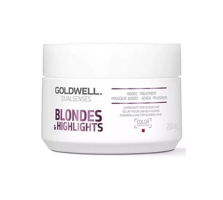 Goldwell Dualsenses Blondes & Highlights 60 sec Treatment - Интенсивный уход за 60 секунд для осветленных и мелированных волос 200мл