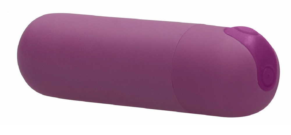 Фиолетовая перезаряжаемая вибропуля 7 Speed Rechargeable Bullet - 7,7 см. (Цвет: фиолетовый)
