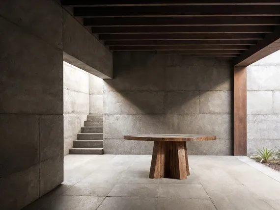 Круглый стол BRUTALIST Ø170 см