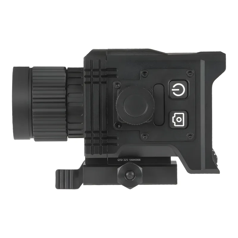 Коллиматор тепловизионный Gaut Nova TD 219, x1.2-4.8, 256x192, D19мм 6000Дж - вид справа, кнопки управления
