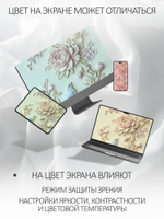 Фотообои 3D на стену флизелиновые цветы и птица