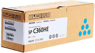 Принт-картридж Ricoh тип SP C360HE для SP C360/C361 голубой (408185)