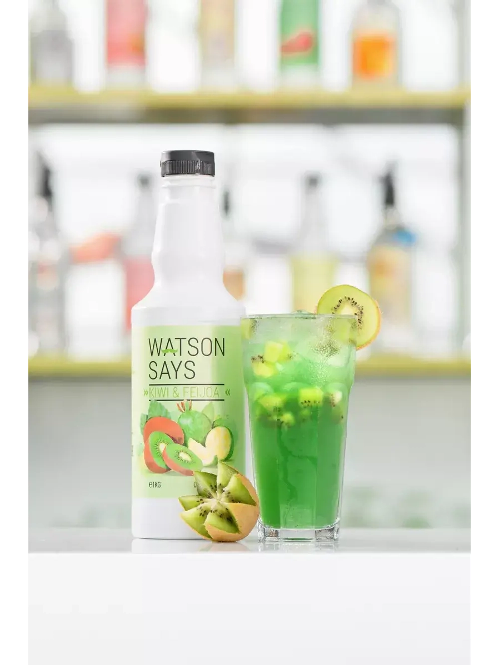 Основа для лимонадов и коктейлей WATSON SAYS Киви - Фейхоа 1кг
