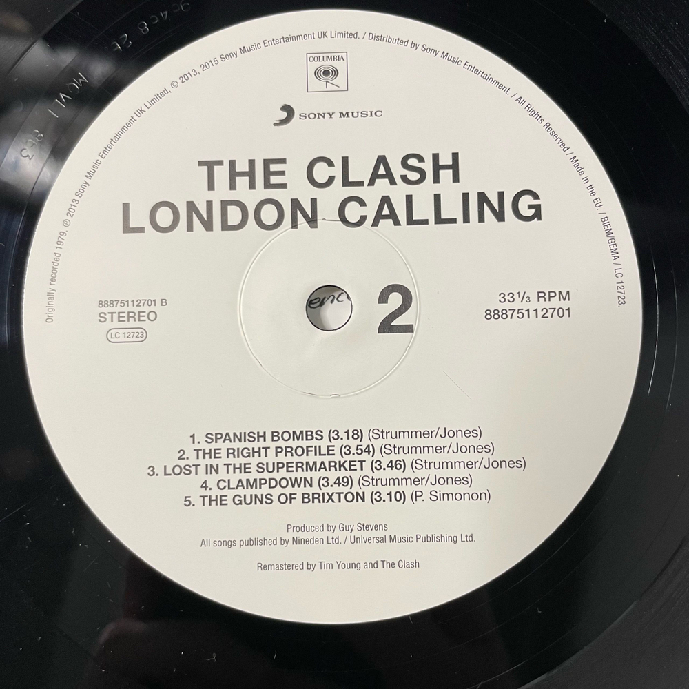 Виниловая пластинка LP The Clash London Calling (Европейский Союз 2015)
