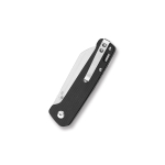 Нож складной QS130-I Penguin, рукоять черная микарта, клинок D2