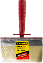 STAYER UNIVERSAL, 5 х 15 см, светлая щетина, пластмассовый корпус, все виды ЛКМ, макловица (01824-15)