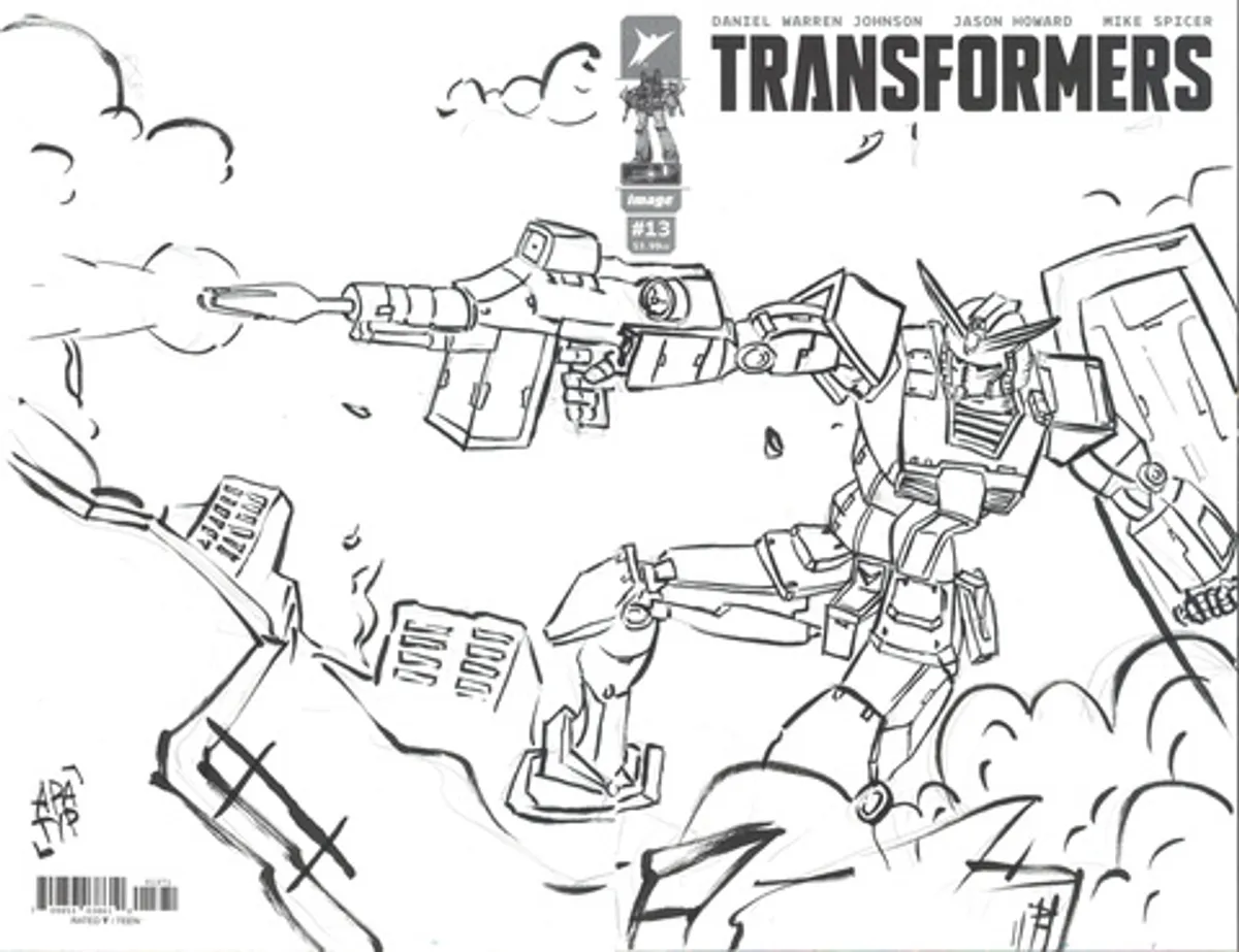 Transformers Vol 5 #13 (Cover 28oi) (замечательный художник Артур)