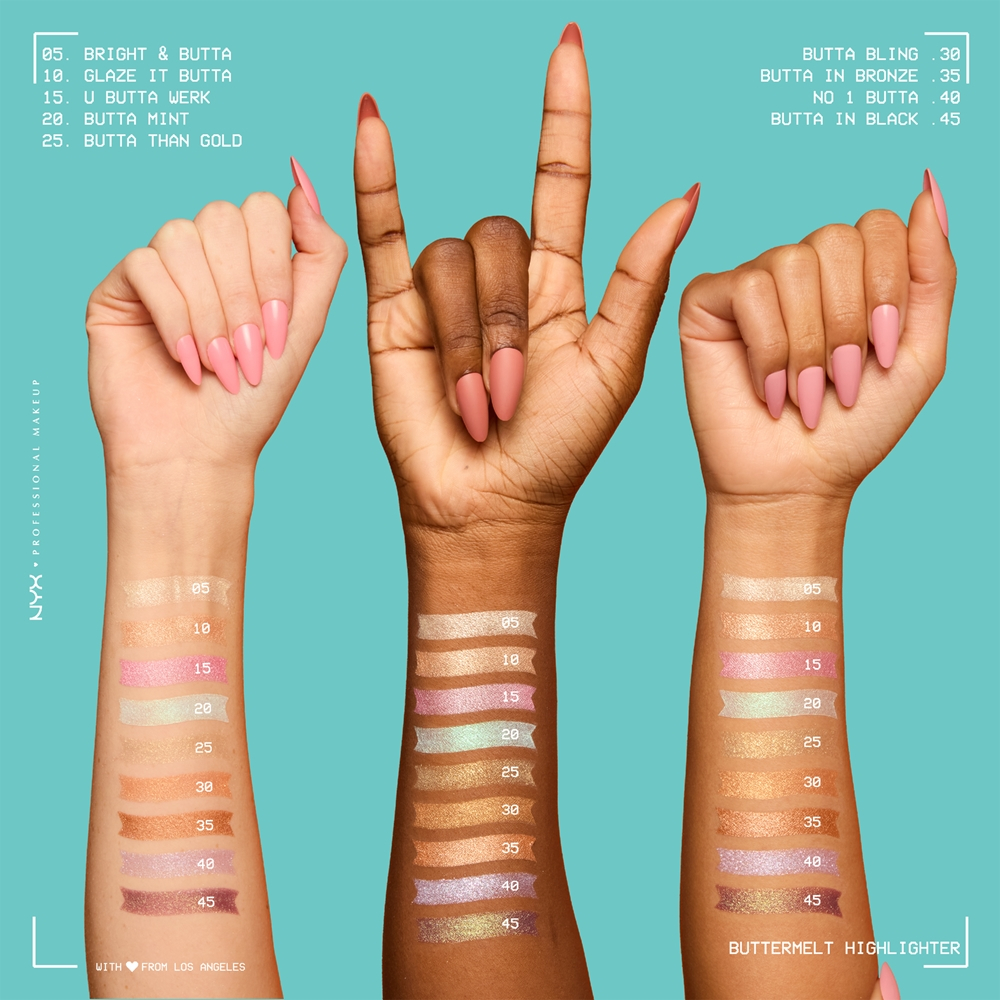 NYX Professional Makeup Buttermelt Highlighter - Розсветлитель оттенок bright & butta 05, 5 g