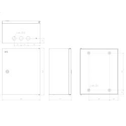 Корпус металлический ЭРА SIMPLE ЩМПг-03 (360x300x175) IP54 У2 серый | Электротовары