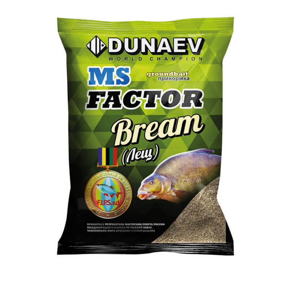 Прикормка "DUNAEV-MS FACTOR" 1кг Лещ