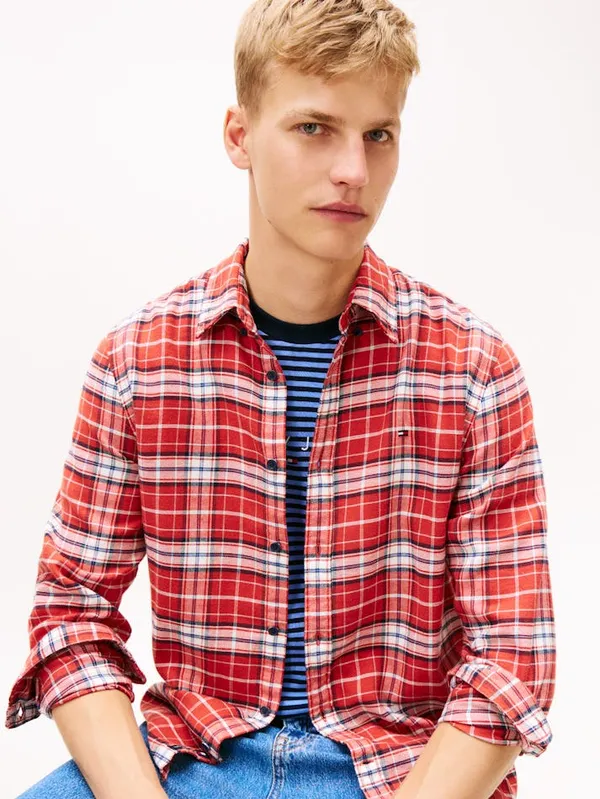 Рубашка мужская TOMMY JEANS TJM REG FLANNEL CHEC
