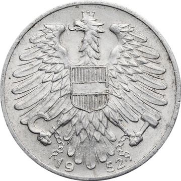 1 шиллинг 1952 Австрия
