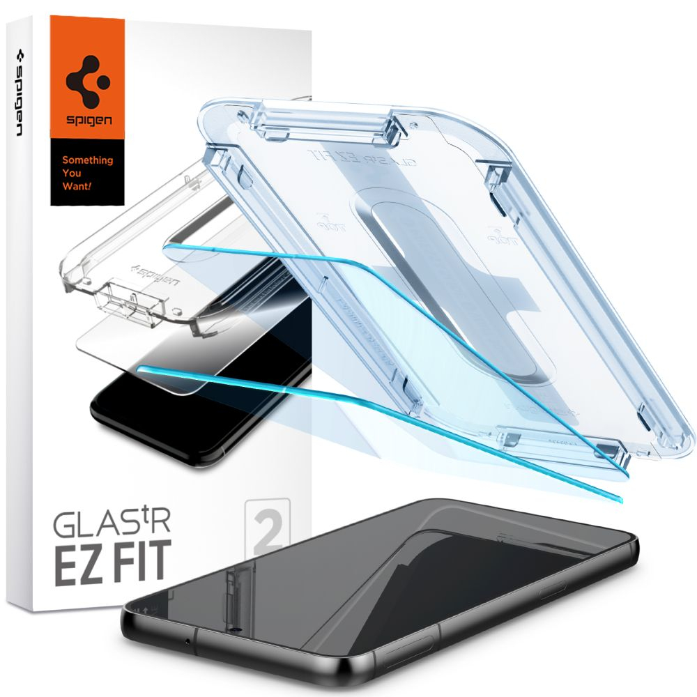 Стекло Spigen GLAS.TR ”EZ FIT” 2-PACK GALAXY S23 CLEAR