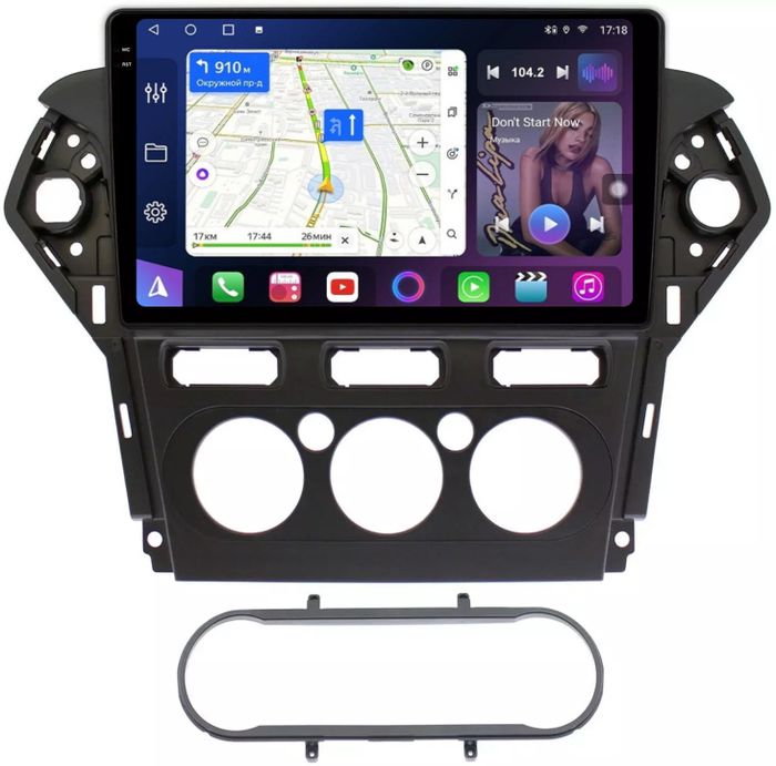 Магнитола для Ford Mondeo 4 2010-2014 - FarCar BM1231-2M-2K монитор 10.36" 2K QLED на Android 14, Быстрая, CarPlay, 4G SIM-слот