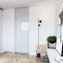 Скрытая алюминиевая дверь с декоративными панелями AGT с двух сторон