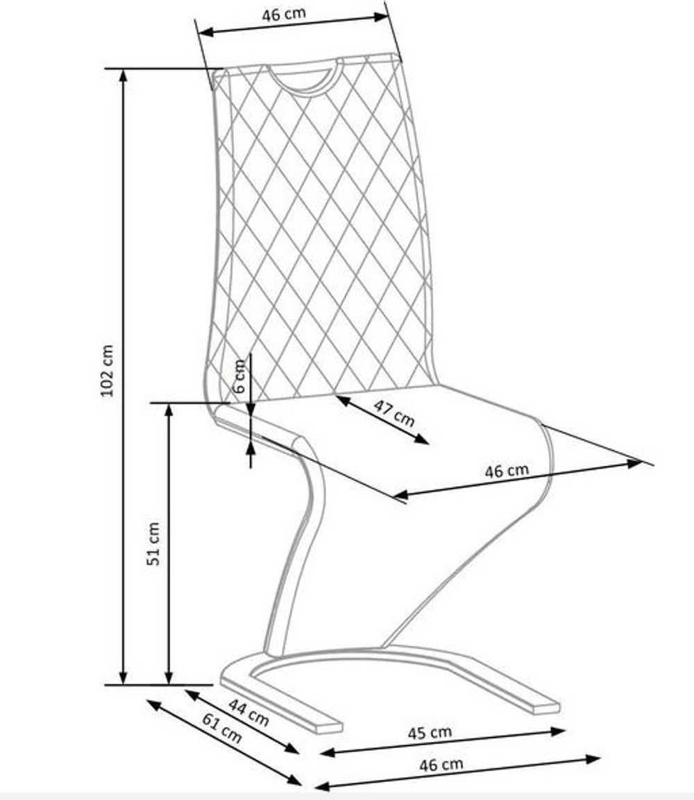 Стул HALMAR K442 темно-зеленый