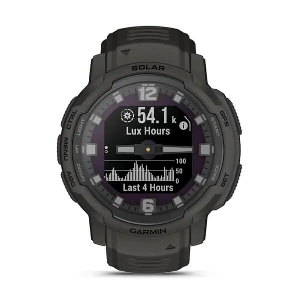 Умные часы Garmin Instinct Crossover Solar 45 мм графитовый
