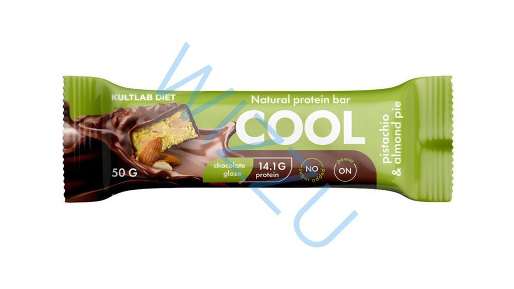 Миндально-фисташковый пирог Kultlab Diet Cool Bar, 50 гр