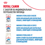 Royal Canin Indoor Sterilized Индор стерилайзд Корм влажный для стерилизованных кошек в возрасте от 1 года до 7 лет живущих в помещении паштет 85г
