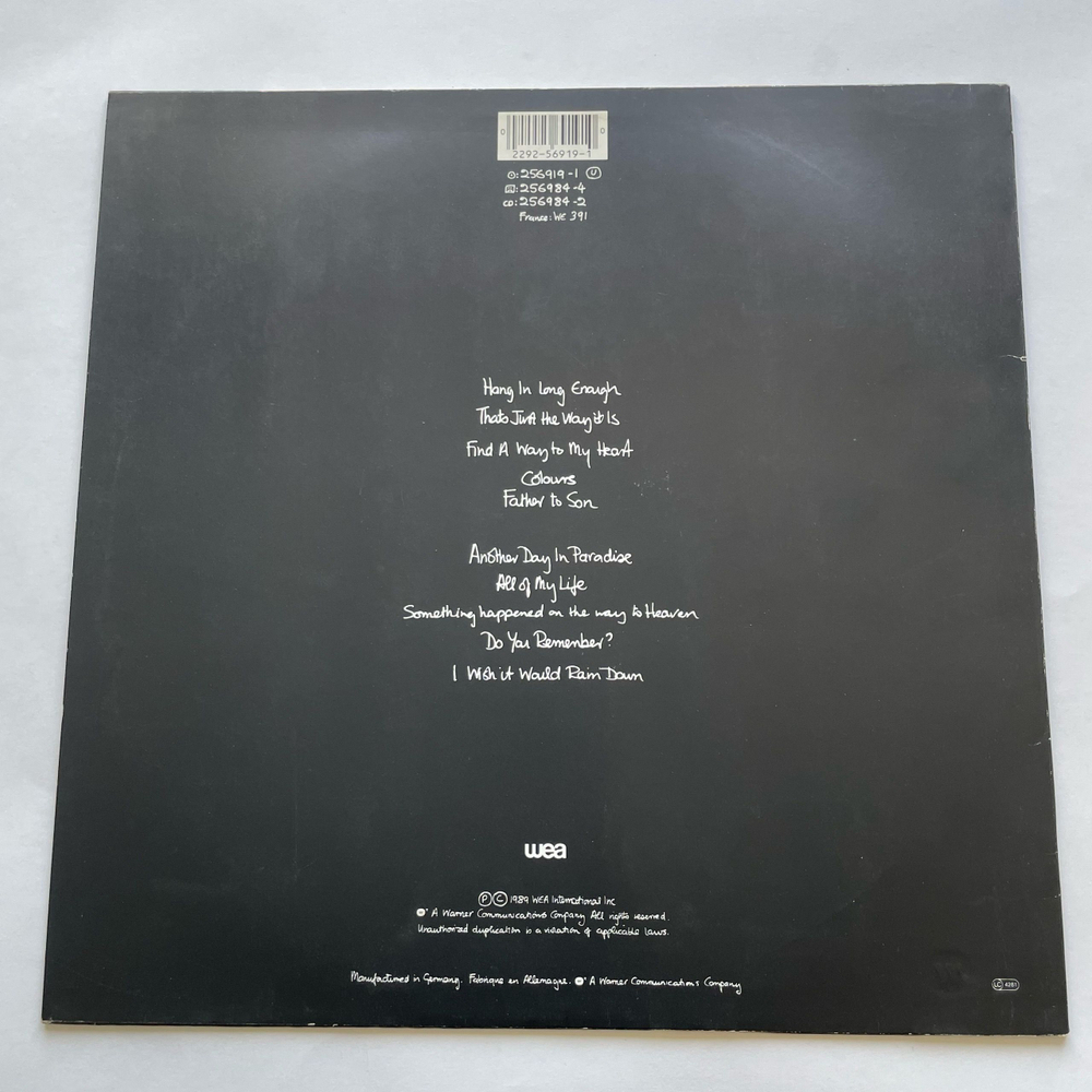 Винтажная виниловая пластинка LP Phil Collins But Seriously (Германия 1989) Another Day In Paradise