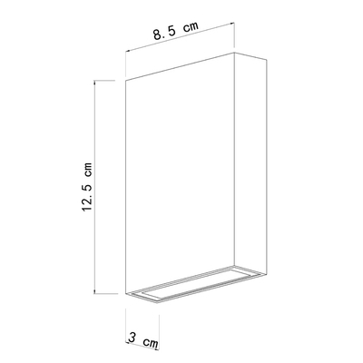 Фасадный светильник Arte Lamp ALGOL A2750AL-2WH, 2хLED