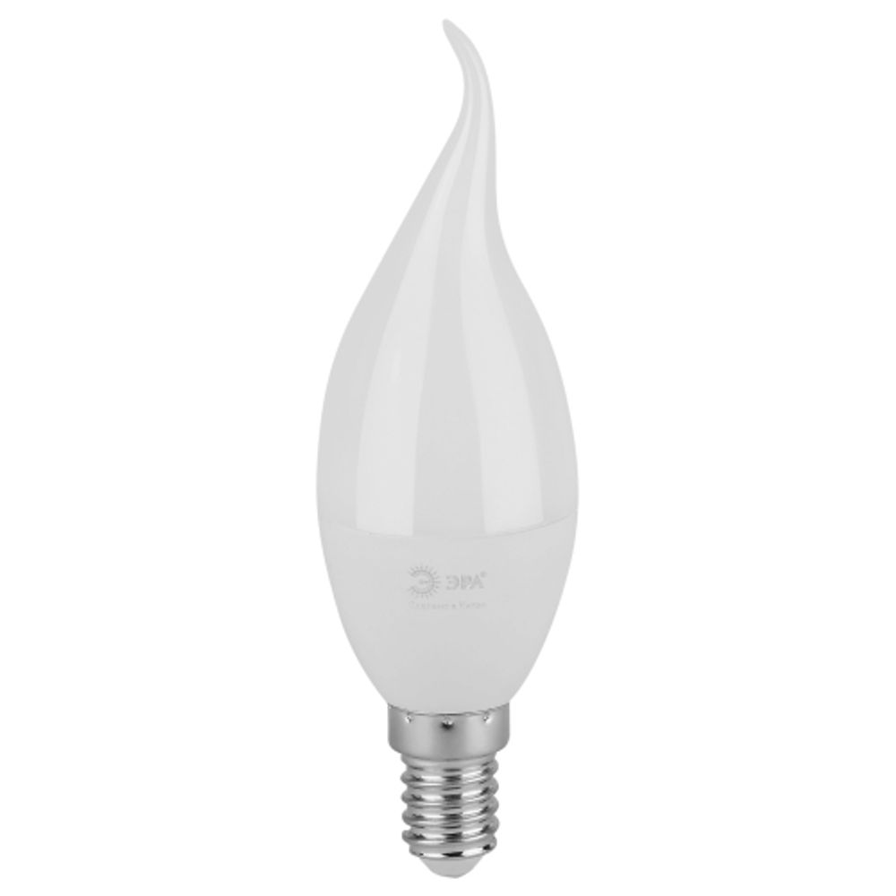 Лампа светодиодная ЭРА GREEN LINE LED BXS-10W-840-E14 GL 10Вт свеча на ветру яркий белый свет E14 | Лампы cветодиодные Свеча (B/C)