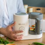 Уцененный товар: блендер-пароварка для детского питания 5 в 1 BEABA Babycook Neo белый/серый