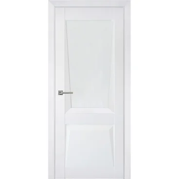 Межкомнатная дверь Perfecto 106 barhat white остеклённая