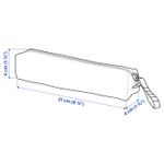 Сумка для аксессуаров IKEA VARLDENS, Черный, 21x4x4 см
