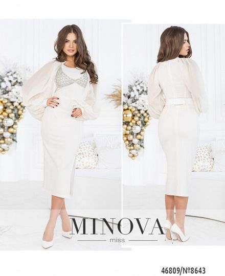 Платье 8643-молоко Minova Фото 1