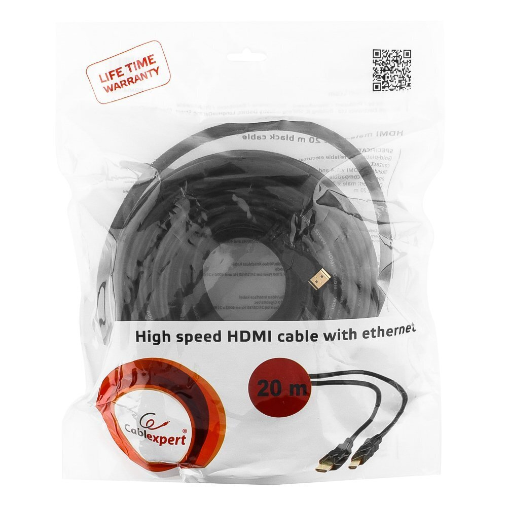 Кабель HDMI 20 метров Cablexpert CC-HDMI4-20M