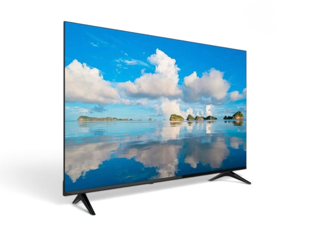 Телевизор RAZZ W50USY26F, 127см, 4K UHD, YaOS, LED, HDR, черный