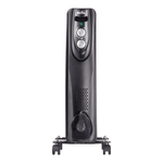 Масляный радиатор Ballu Classic black BOH/CL-05BRN 1000, 5 секций