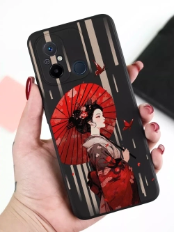 Чехол для Xiaomi Redmi 12C и Poco C55 с принтом