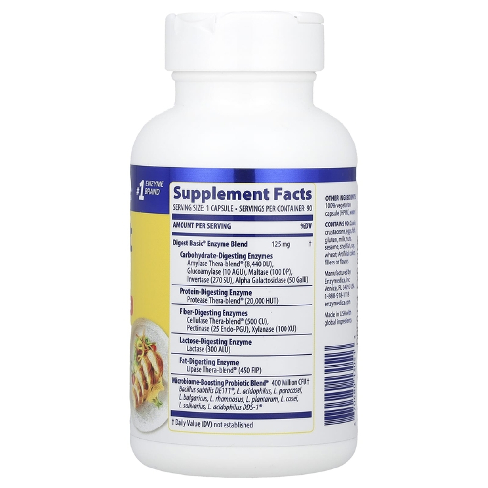 Enzymedica Digest Basic + Probiotics 90 caps.