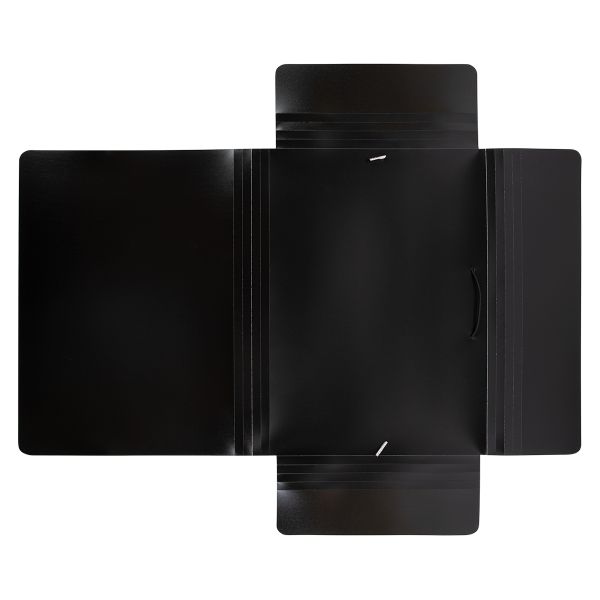 Папка на резинке A4 600 мкм 35 мм, волокно, 5 шт, черный new EC21043001, Expert Complete