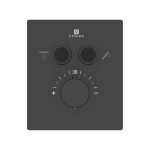 Душевой комплект Vincea Инспаер (Inspire) VSFW-3I21MT2MB встраиваемый, термостатический, двухрежимный, черный