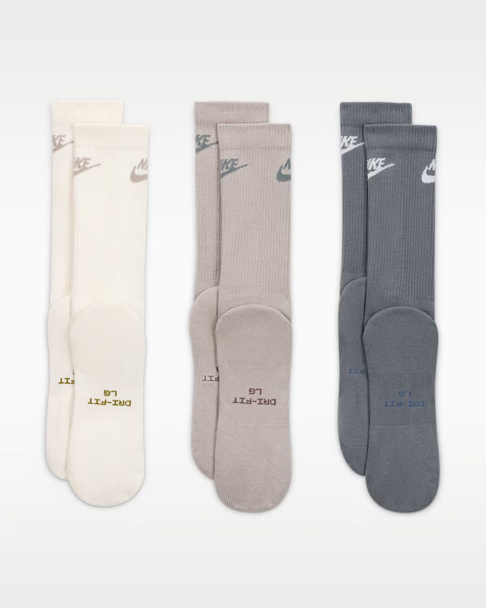 Nike Повседневная роскошь Носки (3 пары)
