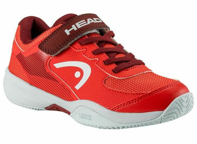 детские Кроссовки теннисные Head Sprint Velcro 3.0 - orange/dark red