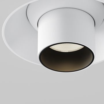 Встраиваемый светодиодный точечный светильник 7W 3000К C140TRS-L200-7W3K-W белый Focus T Maytoni