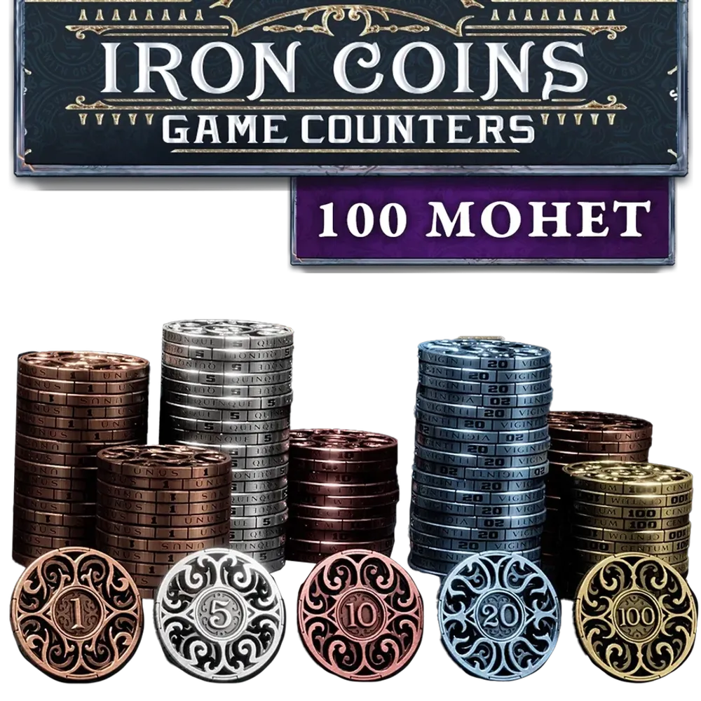 Металлические монеты Iron Coins 100. Предзаказ Металлические монеты Iron Coins 100. Предзаказ