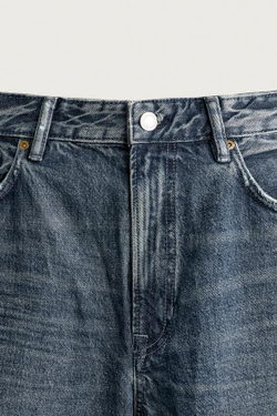 ZARA ДЖИНСЫ LOOSE FIT, МОРСКОЙ СИНИЙ