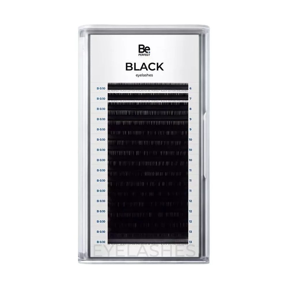 Черные ресницы BePerfect Black 16 линий