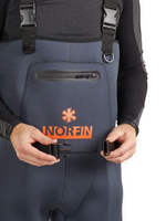 Полукомбинезон забродный Norfin SHADOW NEOPRENE BOOTFOOT р.43-M-S с сапогами резина