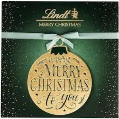 Конфеты шоколадные ассорти Lindt Пралине Merry Christmas 1 уп. 175 г (из Финляндии)