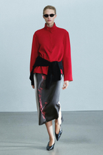 РУБАШКА С КОНТРАСТНЫМИ ДЕТАЛЯМИ ZW COLLECTION — ZARA