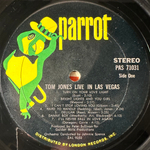 Tom Jones ‎– Live In Las Vegas (США 1969г.)