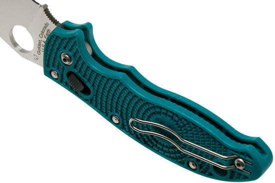Складной нож Spyderco Manix 2 LTW C101PCBL2 c клинком из стали CPM-SPY27, рукоять FRN