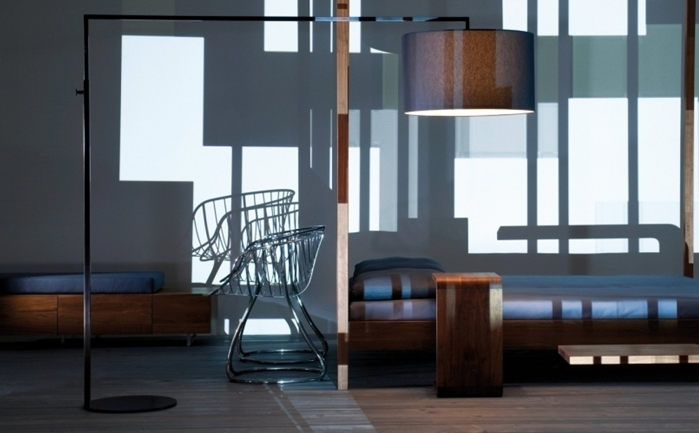 Floor design lamp  High Noon by Zeitraum (Black)