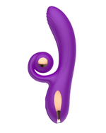 Силиконовый вибратор-кролик с функцией вращения SW3052-purple